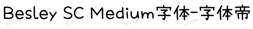 Besley SC Medium字体字体转换